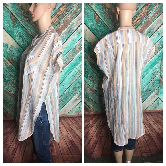 Anthropologie Holding Horses Striped Meridia Tunic - Picture 3 of 6
